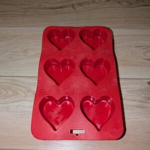 Red Heart Silicone Cake Mold
